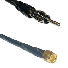 LMR240 AM/FM MALE to SMA MALE Coax RF Cable USA-Ship Lot