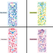 Stickers Happy Birthday for baby for 4 Colors