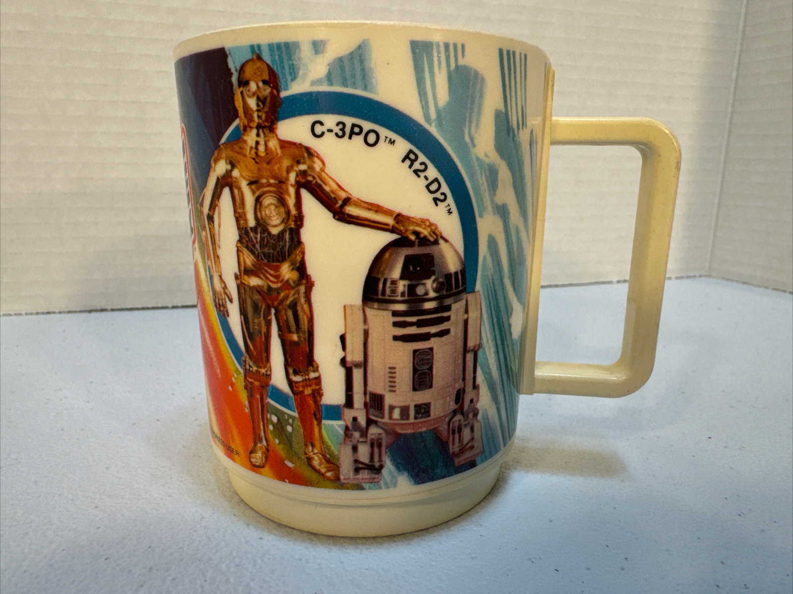 Star Wars Empire Strikes Back Mug Deka Vintage 1980 Chewbacca  R2-D2  C-3PO