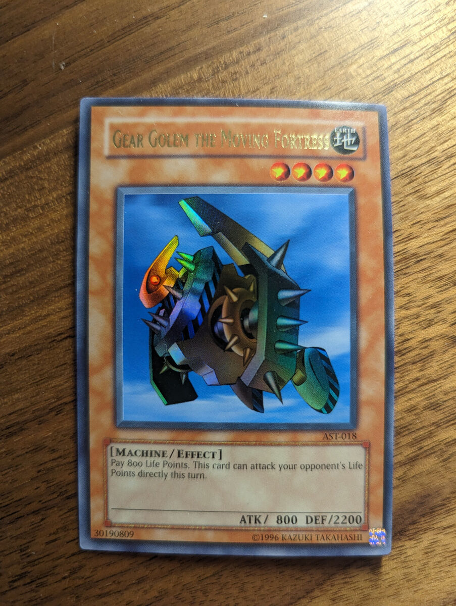 Yugioh! Gear Golem the Moving Fortress AST-018 Ultra Rare 1st Edition NM