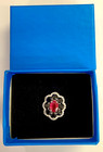HSN Colleen Lopez Sterling Silver Ruby, Black Spinel & White Zircon Ring Size 5 — photo 10