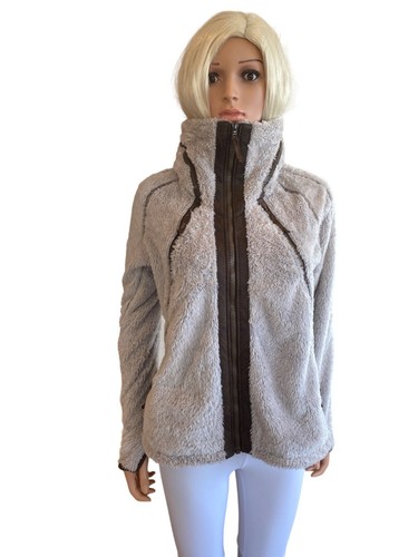 NWT KUHL Women's Small Flight Jacket Stone Beige Fleece Fuzzy MSRP$179 - Picture 18 of 21