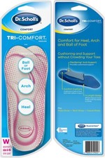 Dr. Scholl's Tri-Comfort Insoles - for Heel, Arch Support and Ball of Foot ,6-10