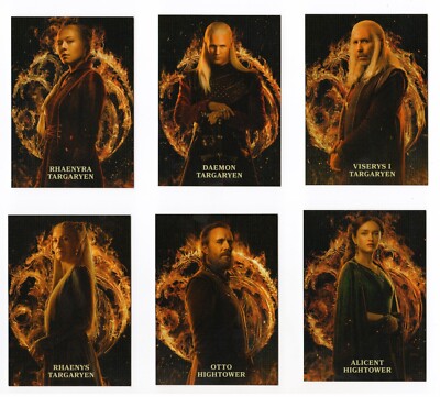 2024 House of the Dragon Season 1 Character Gallery Set CG1 - CG9