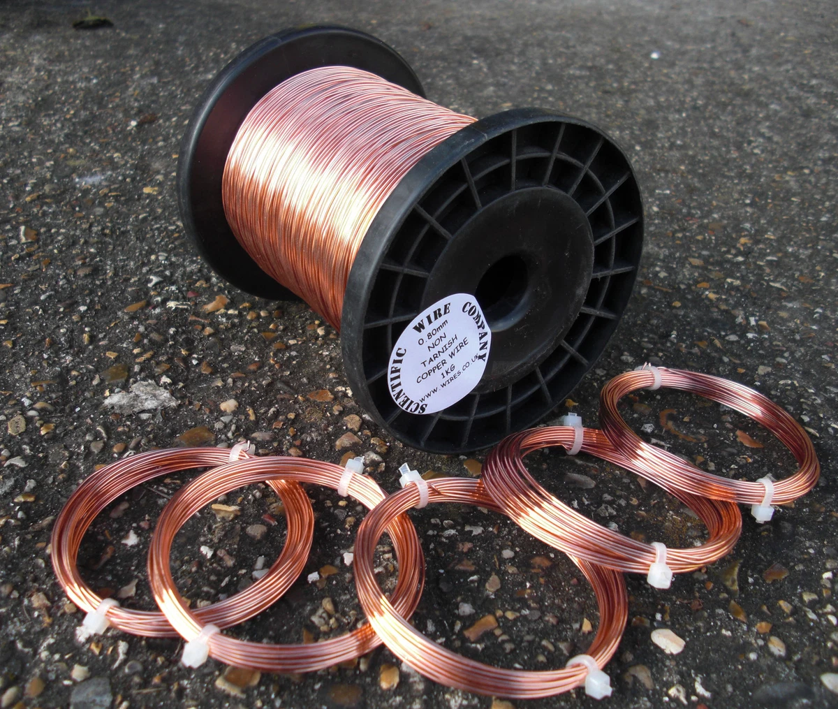 COPPER CRAFT WIRE BUNDLE 0.4mm 0.6mm 0.8mm 1mm 1.25mm