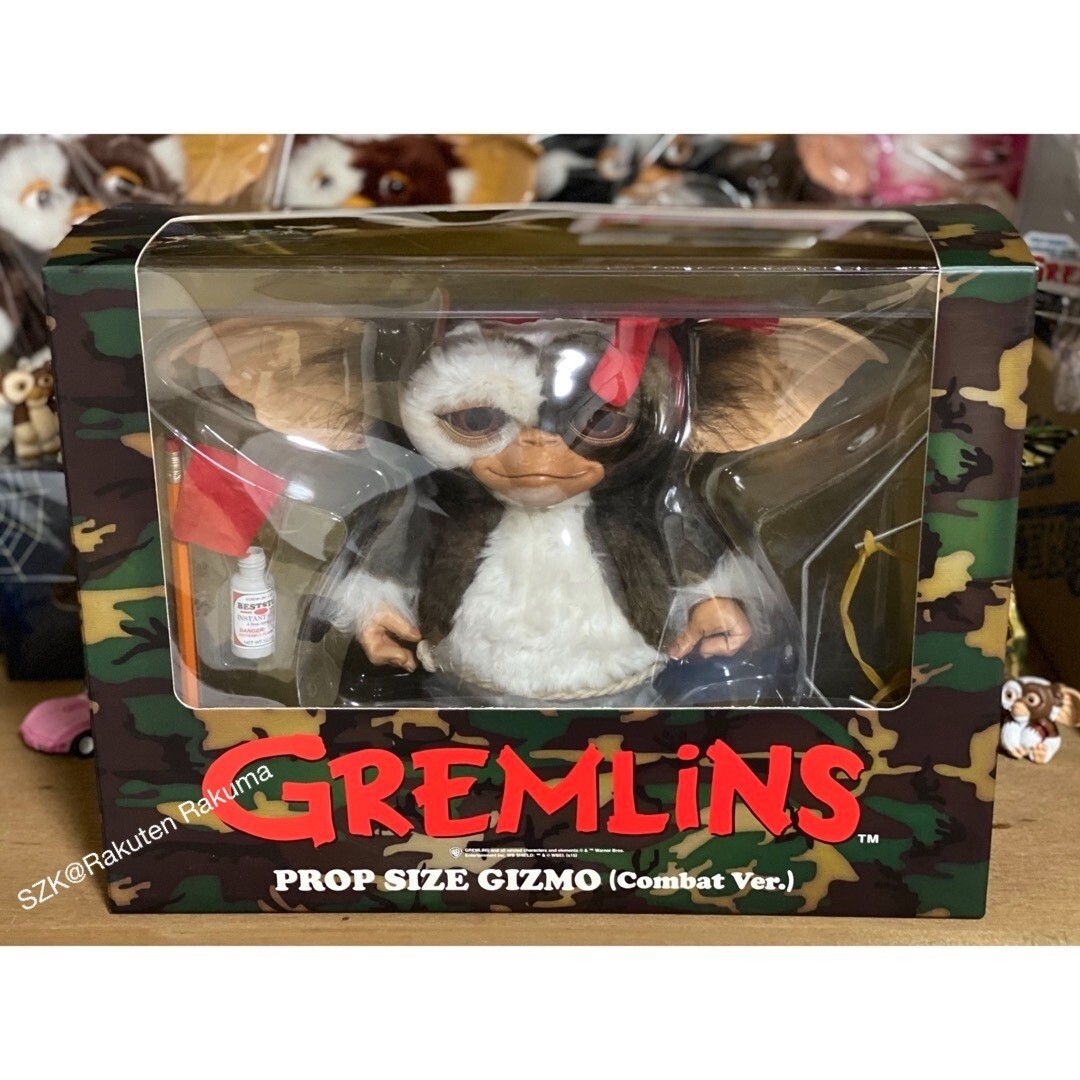 MEDICOM VCD PROP SIZE GIZMO Combat Ver. Figure Plush Doll MEDICOM VCD PROP SIZE GIZMO Combat Ver. Figure Plush Doll