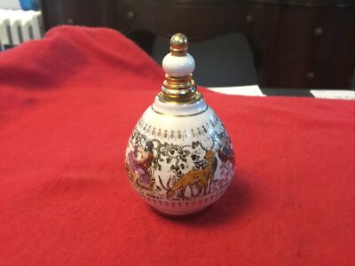 Vintage Venus Serie Perfume Pallini Attiki Greece Small Ceramic Bottle