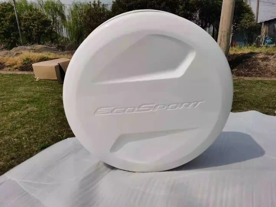 Cubierta de rueda de neumático de repuesto blanca para Ford EcoSport 2013-2017 1 pieza Foto 3 de 4