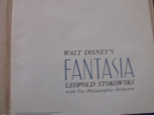 Fantasia Soundtrack Leopold Stokowski 1964 Vinyl Buena Vista 3 Records - Picture 2 of 2