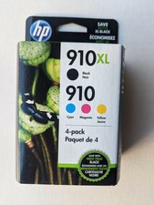 hp 910 cyan magenta yellow & 910xl black ink 3jb41an