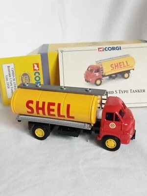 CORGI - Camion BEDFORD S TYPE TANKER - véhicule commercial "SHELL" - Photo 1/3