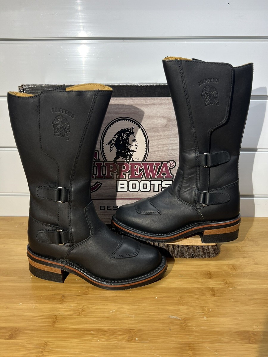 Women's Motorcycle Boots Chippewa 11-Inch Odessa Leather Rally