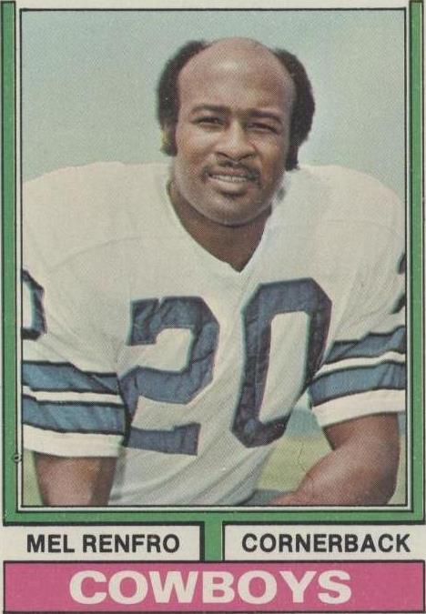 1974 Topps Mel Renfro #106 - 1 of 2