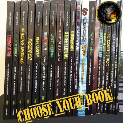 SHADOWRUN Fifth Edition & Anarchy MULTILIST Selection - 5th ed CATALYST RPG R13