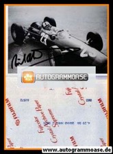 Autograph Formula 1 Richard Attwood 1965 Photo (Rennszene Gp Belgium Lotus-Brm