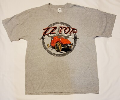 ZZ Top: I'm Bad Nationwide 2013 Tour Gray T-Shirt XL r | eBay