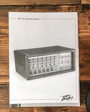 Peavey MP 600 Mixer Owner / User Manual *Orig...