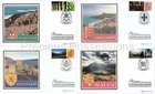 BSSP253-256 BENHAM SILK 2008 FIRST DAY COVERS SET FDC GLORIOUS UNITED KINGDOM