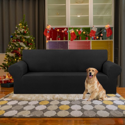 KEKUOU Stretch Sofa Cover Slipcover ,Couch Covers for 3 Cushion Couch Sofa - Picture 2 of 8