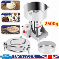 Electric Grain Grinder 2500g Cereal Mill Flour Powder Machine High Speed 1800W
