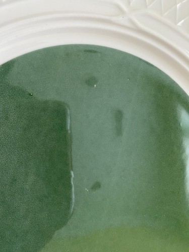 Rare Homer Laughlin GOTHIC Best China 12 1/4" Plate Platter~Green Center~USA - Picture 5 of 6