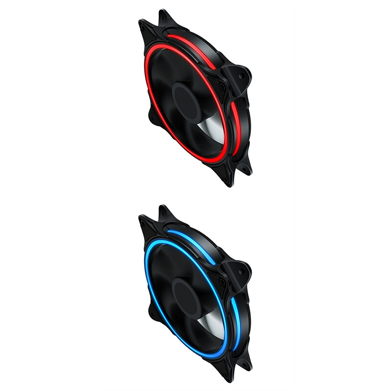 Cooling Fan Universal Silent 12cm Mute Led Computer Fans Radiator Cooler 12v Pc