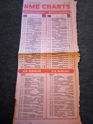H7-5 Ephemera 1972 Popmusik Chart 17. Juni 17th Vincent Don Mclean 