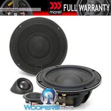 Morel Elate Carbon 62a 6.5" 2-way Car Component Speakers Soft Dome Tweeters New