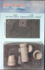 Aires Hobby 1/48th Scale JAS-39C Gripen Exhaust Nozzles Closed Item No. 4321