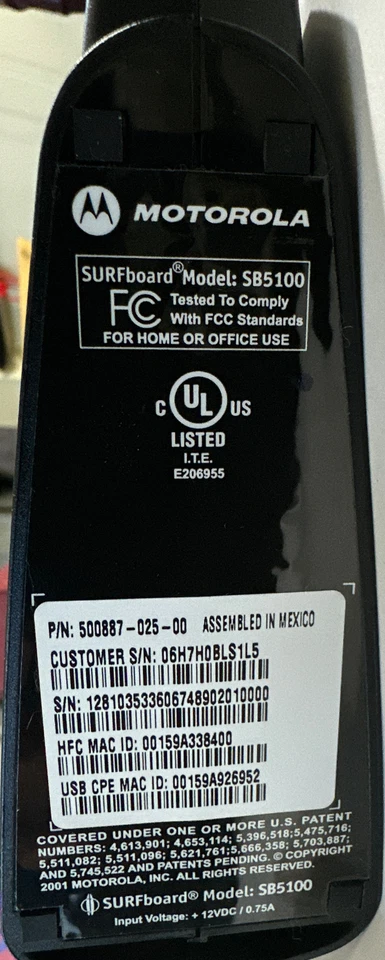 Motorola SURFboard SB5100 Cable-Modem. - Image 2 of 4