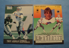 1991 Fleer Ultra Football Troy Aikman #162 Dallas Cowboys HOF NMT AUCT#9316