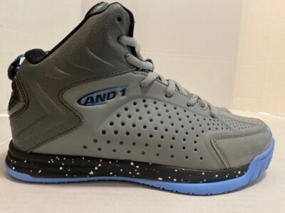 AND1 Tipoff Basketball Shoes gray/blue 
