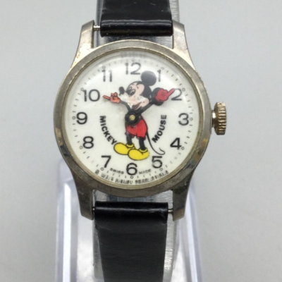 Vintage Bradley Mickey Mouse Hand-Wind Watch Swiss Made Men’s Collectible 26mm Vintage Bradley Mickey Mouse Hand-Wind Watch | Mercari main image 4