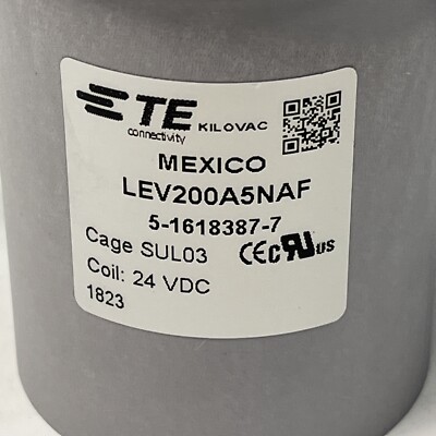 Contacteur TE Connectivity 5-1618387-7 Relais Kilovac LEV200A4NAF TE Connectivity - Référence 5-1618387-7, Neuf, Fabriqué Au Mexique Pompe De Relevage Clim
