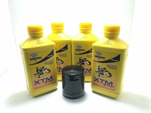 Kit De Vidange Pour Harley Davidson M8 - Filtre à Huile + 5L D'huile Moteur - Marque Mister Parts, Neuf