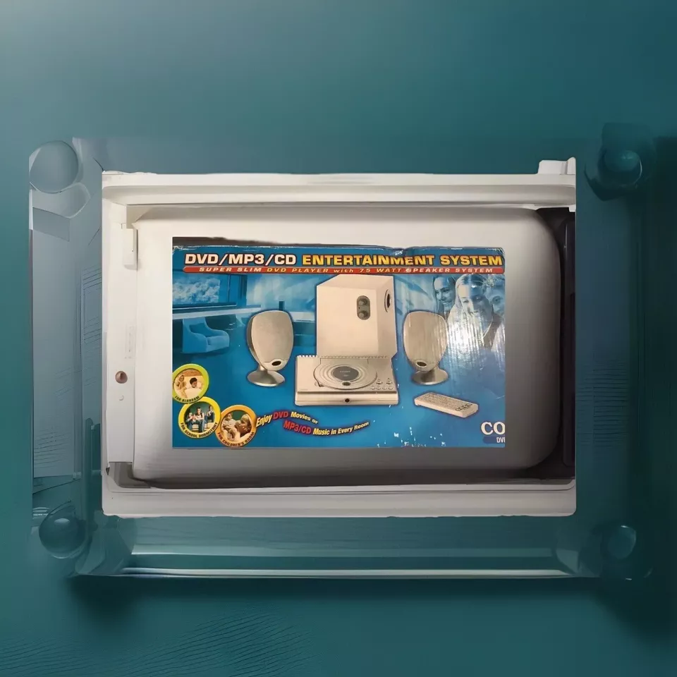 Entertainment System COBY DVD417 Dvd/Mp3/CD COBY DVD-417 Super Slim Speaker w/RC - Image 2 of 4