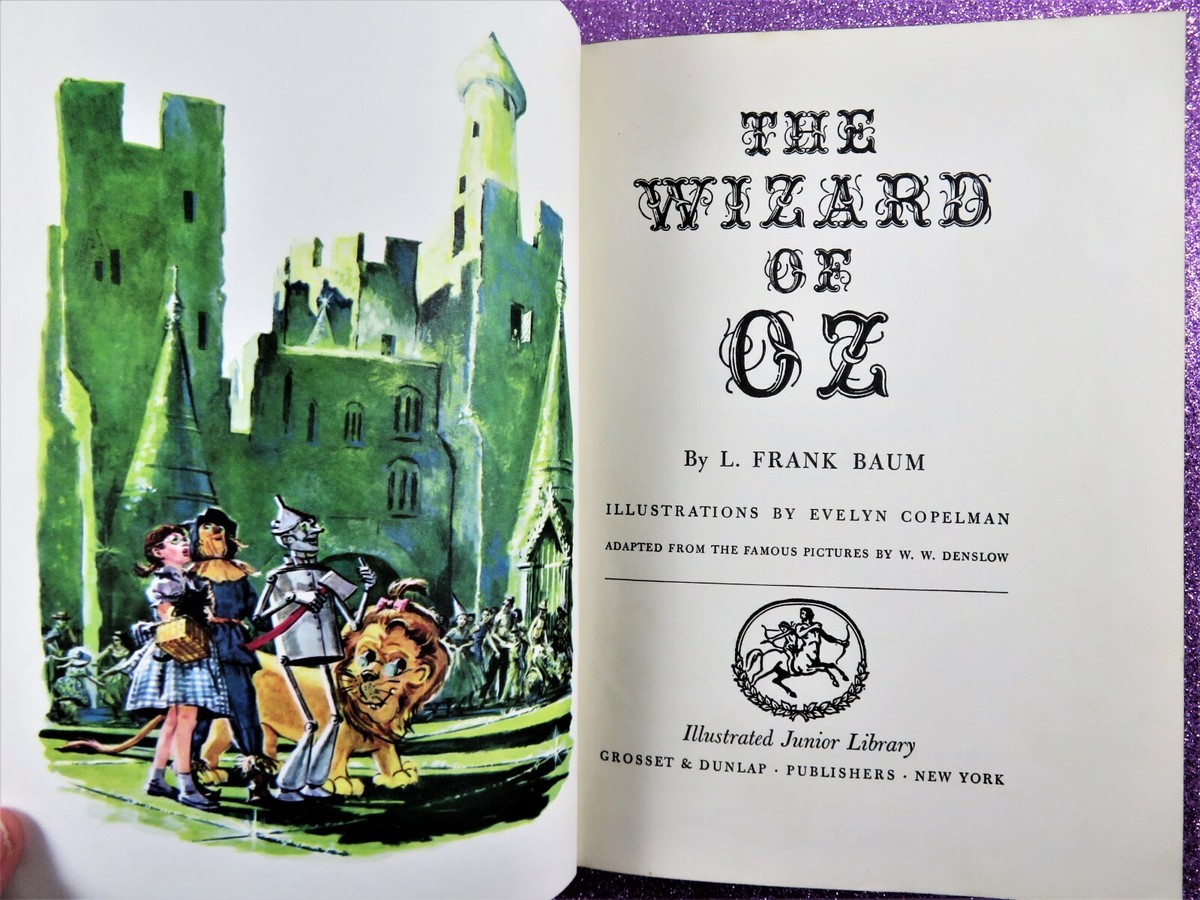 Book The Wizard Of Oz Illustrated Junior Library By Baum Hardcover