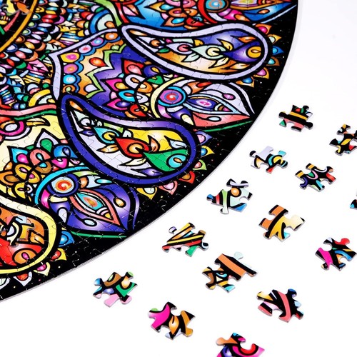 Fesselndes 1000-teiliges Rundpuzzle für Kinder & Erwachsene – Color Challenge - Bild 6 von 10