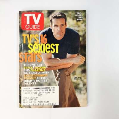 TV Guide Magazine August 7-13, 1999 Sexiest Stars David James Elliott JAG