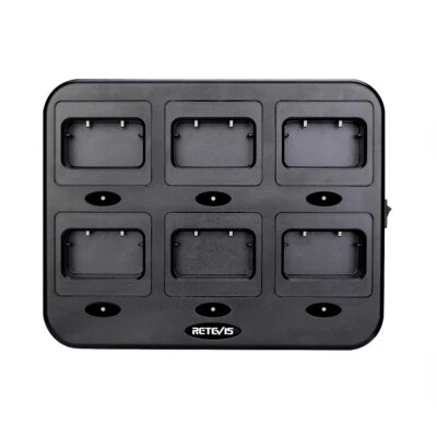 Retevis RT24 6-Wege Ladegerät für Retevis RT24 H777S RT24V RT28 RT53