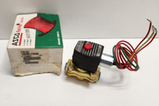 NEW OLD STOCK ASCO 120V 3/8" 2 WAY BRASS SOLENOID VALVE EF8210G1