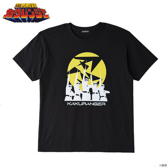 Presale Ninja Sentai Kakuranger T-shirt Fullmoon Black