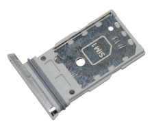 OEM SAMSUNG GALAXY S24 SM-S921U REPLACEMENT SILVER DUAL SIM CARD TRAY