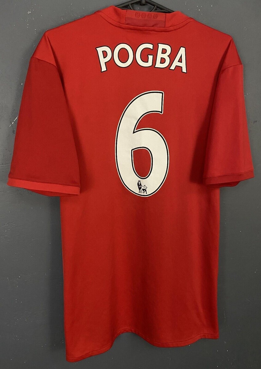 MENS FC MANCHESTER UNITED 2016/2017 POGBA #6 FOOTBALL SOCCER SHIRT