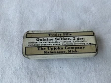 The Upjohn  Company Kalanazoo, Mich.  Empty Tin