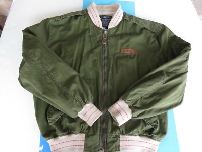 Avirex LTD. Bomber Flying Mens Jacket Size L Vintage1990 Type L-2B ~ 100%-Cotton