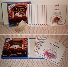 Box 10 Dischi LP 33 Giri - CLASSICA - A TEATRO CON PUCCINI - 4 Opere Complete