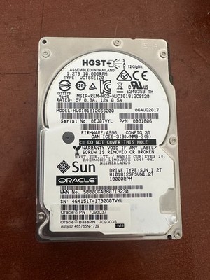 SUN 7093037 1.2TB 10K SAS DISK DRIVE - 7093035, 7111108