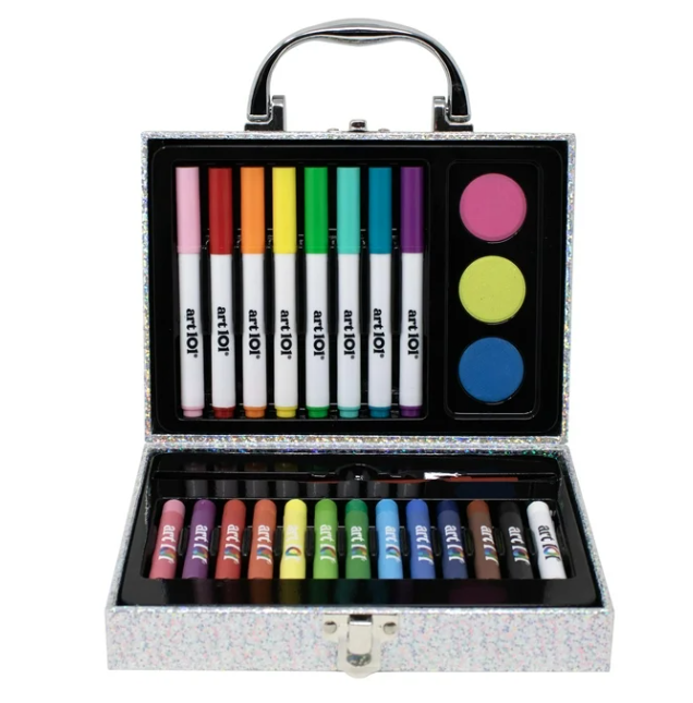 Art 101®’s Color + Doodle Art Set with 27 Pieces