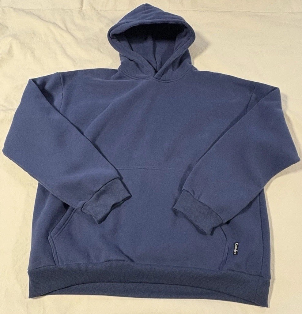 Comfrt Standard Hoodie Color Pacific Adult Unisex Large